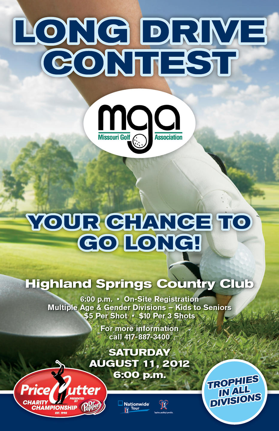 MGA Sponsors Price Cutter Long Drive Contest Missouri Golf Association