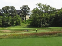 From the tee on #16, par 3 175 yards