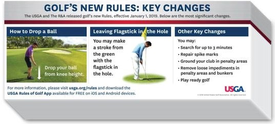 Key changes to the Rules of Golf